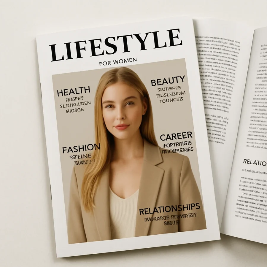 Jakie tematy porusza popularny magazyn lifestylowy dla kobiet?